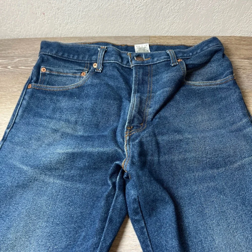 Levi's 517 Boot Cut Jeans Mens 34x30 Blue Dark Wash Denim 00517-2017